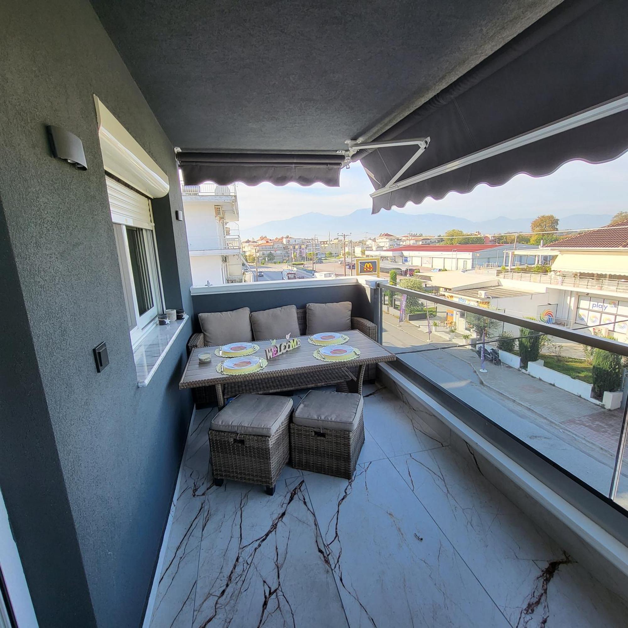 Luksuzni Apartman Harmonija Paralija Paralía Екстериор снимка